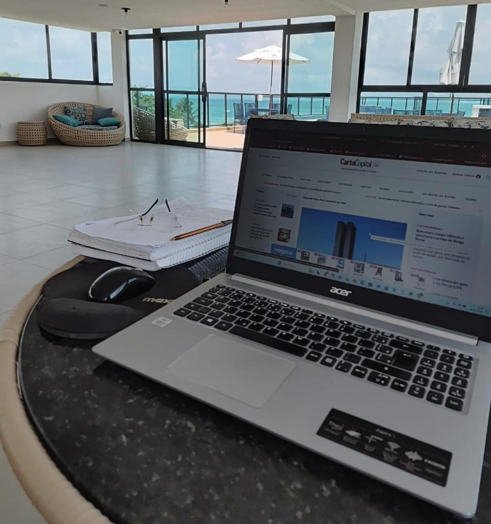 Flat La Ursa Da Praia ปอร์โต จิ กาลินญาส ภายนอก รูปภาพ